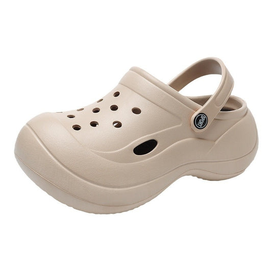 Trends High Heel Beach Outdoor Slippers For Women Platform Coros Shoes