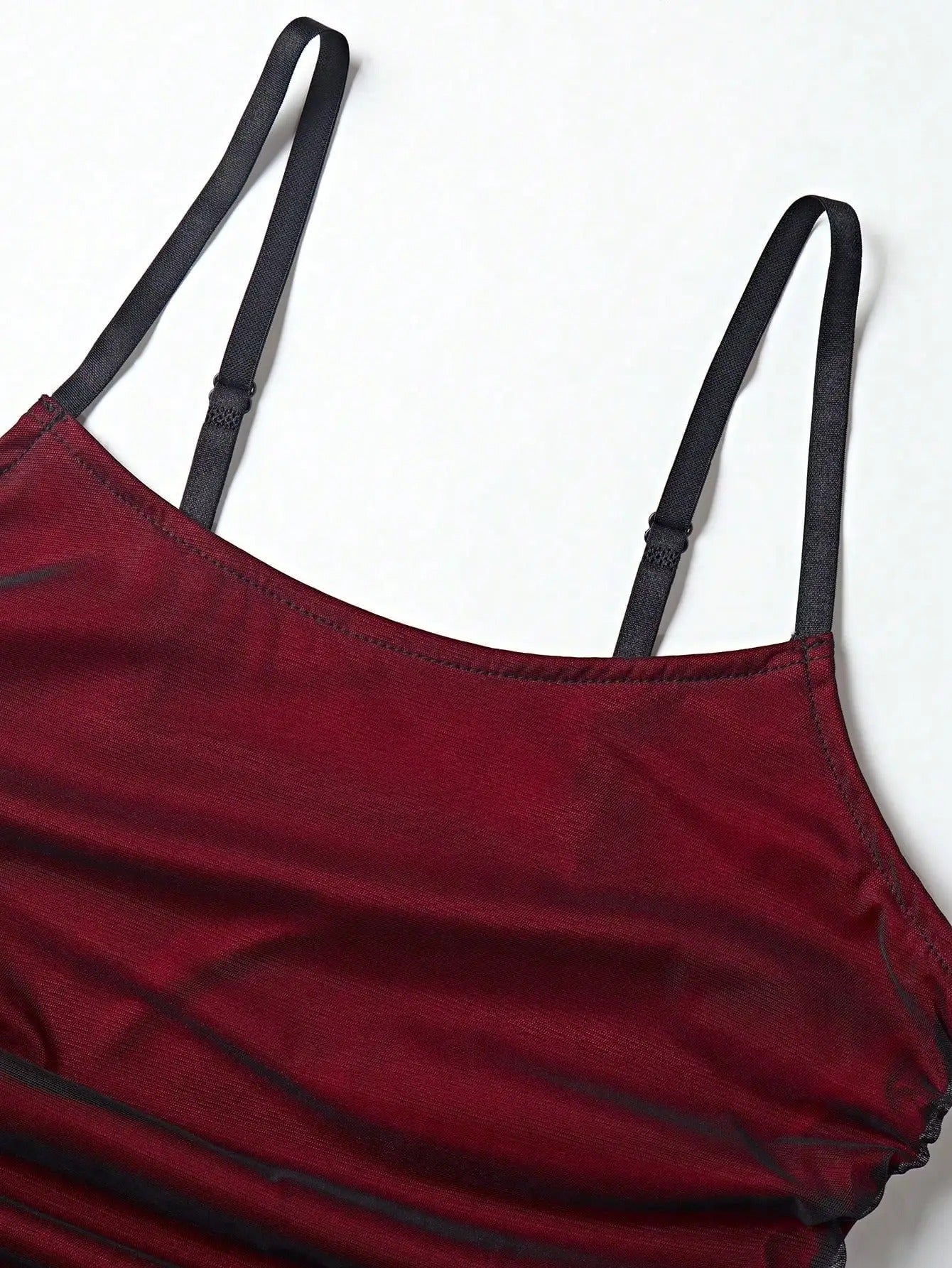 Elegant Red Spaghetti Strap Backless Summer Cami Dress for Women – Slim Fit, Knee-Length, Beach &amp; Photoshoot Style