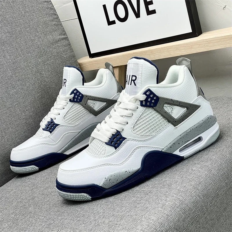 New Summer Trendy Mid-Top Board Shoes for Teens – Anti-Slip Retro Style Unisex Sneakers for All Seasons