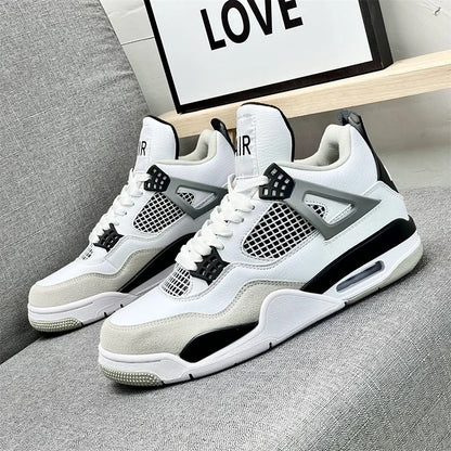 New Summer Trendy Mid-Top Board Shoes for Teens – Anti-Slip Retro Style Unisex Sneakers for All Seasons