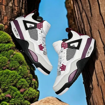 New Summer Trendy Mid-Top Board Shoes for Teens – Anti-Slip Retro Style Unisex Sneakers for All Seasons