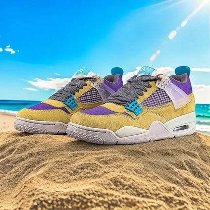 New Summer Trendy Mid-Top Board Shoes for Teens – Anti-Slip Retro Style Unisex Sneakers for All Seasons