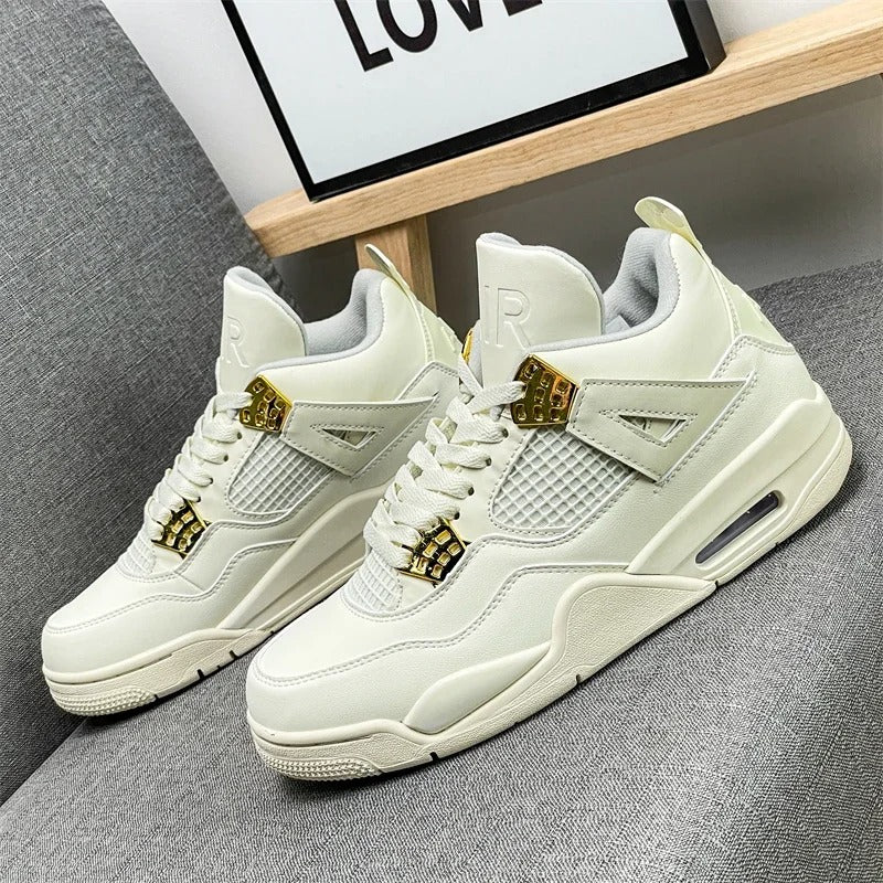 New Summer Trendy Mid-Top Board Shoes for Teens – Anti-Slip Retro Style Unisex Sneakers for All Seasons